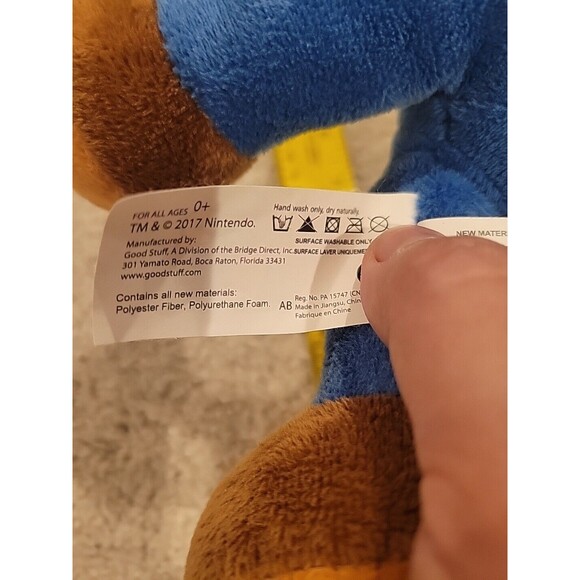 Super Mario Brothers Plush Toy. 2016 Mario, 2017 Luigi - 12" Nintendo Good Stuff - Picture 9 of 11